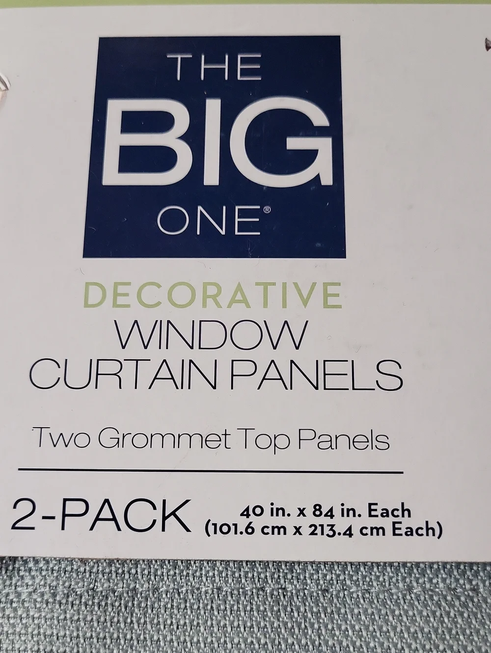 Window Curtain Panels Aqua Grommet Top Panels 2 Pack